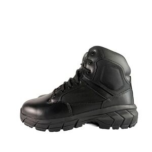 Interceptor Guard Mens 7.5 Tactical Work Boots Black Leather YKK Zipper NWB